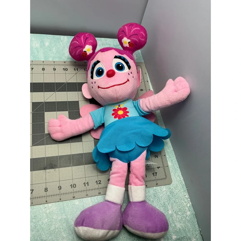Sesame Street Abby‎ Cadabby Pink Fairy Plush Stuffed Animal Toy 15 Inch